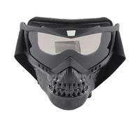 Chiyyak Mask Goggles Unique Skull Head Design Ski Sports Motorcycle Racing Glasses for Stylish Cyclists