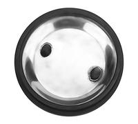Chiyyak Milk Bucket Lids, 3 Inputs, Milk Buckets, 20 X 20 X 8 Stainless Steel, Lid and Seal for Milking Machine, Two Open