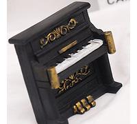 Chiyyak Mini Retro Resin Statue for Home with Historical Vicissitudes Great Gift for Spouses, Children and Friends (Piano)