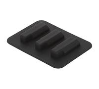 Chiyyak mute acoustic guitar guitar string dampener 8×6×2 silicone black guitar ukelele string mute silencer training tool instrument accessory