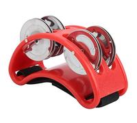 Chiyyak Portable Hand Drum and Foot Drum Made of Shiny ABS Nylon for Artists (Red)