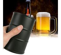 Chiyyak Premium Portable Stainless Steel Beer, Wine Liquor Hip Flask with Sealing Lid, 700ml Large Capacity, Simple and Elegant for Bars, Homes, Outdoor, Travel, Comfortable to Use, Fine (OD Green)