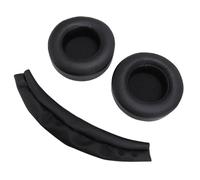 Chiyyak Replacement Ear Pads and Headband with Kit for Corsair Virtuoso RGB Wireless XT SE Gaming Headset, Protein Leather Ear Pads Cushions for Enhanced Listening Experience