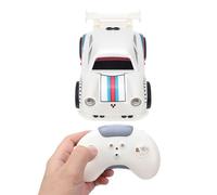 Chiyyak Smart RC Car, 360 Degree Drift with Follow Escape Modes, LED Light, Voice Effect Remote Control for Kids (White)