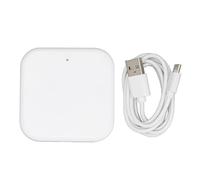 Chiyyak Smart Work Wireless Keyless Door Latch for Home, Simple Remote Controlled WiFi Lock, White ABS Material, Plug and Play