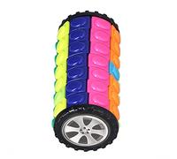 Chiyyak Stress Relief, Cylinder Logic Toy Improve Mental Development, Colorful Fidgeting Game Rotate Slide ABS Decompression Toy for Kids Above 6 Years Old