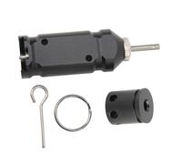 Chiyyak Trip Wire Perimeter Alarm,Aluminum Alloy Perimeter Trip Alarm with Simple Assembly and Loud, Deterrent for Camping and Property Safety (Black)