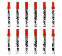 CHIZISX 12Pcs Oil Based Marker Pen Water Resistant Permanent Marker For Logistics Packaging Warehouse Management Labeling