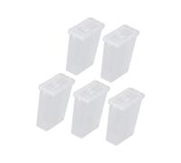 CHIZISX 2 Compartment Condiment Container for Kitchen Camping Travel Portable Miniature Storage Box Seasoning Dispenser Miniature Container