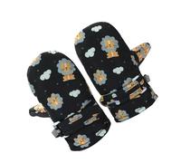 CHIZISX 2Pcs/pair Boys Girls Winter Gloves Soft Fleece Lining Skiing Mittens Water Proofing Exterior Gloves For Snow Adventures Girls Warm Mittens