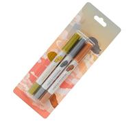 CHIZISX 3Pcs Double Ended Metallic Paint Pen Fine/Broad Tip Metallic Marker For Stone Ceramic Wood Metal Paper Glass Fabric Paint Pen