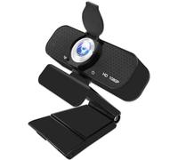 CHIZISX Adjustable Tripods Mount Webcam Including Builts in Microphones for Background Noise Reduction Ensuring Clear Sound in Virtual Wide Angle Camera