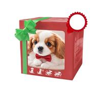CHIZISX Ai Robot Dog My Realistic Puppies That Act Like A Real Walking Barking Tail Wagging Interactive Plush Dogs Interactive Plush