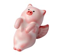 CHIZISX Ceramic Pigs Statue Decoration Animal Shape Sculpture Teas Pet Accessories for Ritual and Collections Ceramic Ceremony Collectors