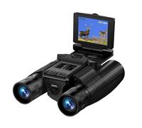 CHIZISX Combined Field Glasses Camera for Backpacking Backpacking Offering 720P Registering Photo Seize with 12x Enlarge and Screen Digital Field Glasses