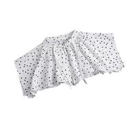 CHIZISX Decorative Double Layered Lace Cape False Collar For Stylish Ladies Elegant Pleated Shawl Wrap For Parties And Weddings Wedding Outfit Shawl Wrap