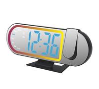 CHIZISX Digital Alarm Clock Nearby Slide Temperature Observing Customizable Surrounding Lighting Easy Controls Projection Clock For Wall/ceiling