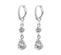 CHIZISX Elegant Dangle Earrings Adornment with Zirconia Drops for Women for Formal Occasions and Daily Wear