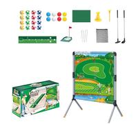 CHIZISX Golfing Practice Set for Kids with Multiple Games Including Throwing Sphere and Golfing Automatic Bending Plan Inside Play Score Game