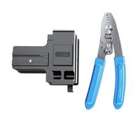 CHIZISX High Accuracy Small Fiber Ocular Cleaver Portable & Strong Designs Accurate Cut for FTTH Cable Cold Splicing Multiple Functional Cutter