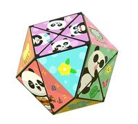 CHIZISX Innovative Foldable Cubes Fun Puzzle Stress Relief Toy For Office Home Use Mind Relaxation Game Portable Teaser Game