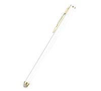 CHIZISX Metal Styluses Pen With Gold Clip Conductivity Cloth Tip For Phones Tablets Drawing Writing Touch Ergonomic Design Conductive Fabric Tip Styluses