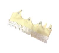 CHIZISX Newborns Photo Crowned Headpiece 100 Day Celebration Hair Accessory Breathable Adjustable Hairband Photography Props Elegant Crown For Celebrations