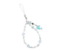CHIZISX Ocean-Themed Textured Stone Keyring | Sustainable Crafted Decor For Bags Backpacks & Everyday Use Oceanic Keychain Pendant