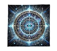 CHIZISX Practical Foldable Tarot Cloth Easy To Clean Velvets Divination Mat Fabric Texture Suitable For Spiritual Practices Divination Table Cloth