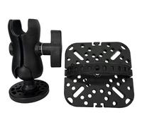 CHIZISX Quick Install Marine Electronic Mount 360 Degree Universals Kayak Fish Finder Plate For Water Sports Accessories Electronic Fishfinder Rotating Ball Mount Plate