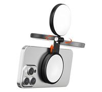 CHIZISX Studio Grade Phone Camera Light with 2900K 6800K Color Extent and Metal Attractive Appendage Structure Professional Phone Photography Light