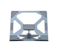 CHIZISX Studio Small Laptop Stand Aluminium Alloy Portable Folding Heat Dissipation Foldable Laptop Stand Height Adjustable Space Saving Foldable Stand