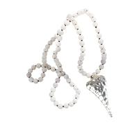 CHIZISX Styles Necklace for Women and Men Fashionable Long Pendant with Natural Gemstones Beads in Multiple Lengths