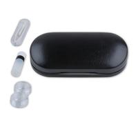 CHIZISX Stylish Double Compartment Glasses Case Travel Contacts Lens Storage Box with Remover Kits Eyeglass Holder Practical Travel Contacts Lens Holder