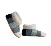CHIZISX Unisex Warm Indoor Home Winter Ankle Slipper Socks With Skid Resistant Bottom Thick Fleece Lined Knitted Floor Snow
