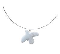 CHIZISX Vintage White Doves Branch Necklace Earrings Symbolizing Peace And Hopes With Sturdy Cord Designs For Everyday Wear