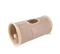 CHJAN Pet cat plush tunnel foldable channel toy for self entertainment and relaxation cat toy suitable for to play at home