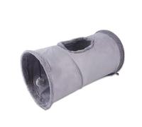 CHJAN Pet cat plush tunnel foldable channel toy for self entertainment and relaxation cat toy suitable for to play at home