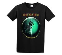 CHJIGBAG Men's Fashion T Shirts Kansas Point of Know Return Twin Needle Sleeves and Hem Black L