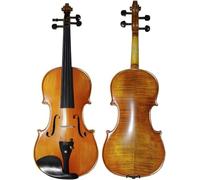 CHJJZXBF Adult Violin Matt 4/4 Natural Stripe Maple Master Craft Antique Professional Violin + Bow Rosin