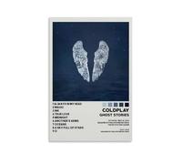 CHJYLDF Coldplay Poster - Ghost Stories Album Cover - Canvas Wall Art - Vintage Aesthetic - 8x12 inches - Unframed - Living Room & Bedroom