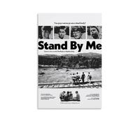 CHJYLDF Stand by Me Posters Canvas Wall Art Cover Room Vintage Aesthetic Poster Decorative for Living Room Bed Room 08x12inch(20x30cm) Unframe-style