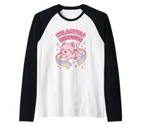 Chlamydia Survivor Cringy Cat Weird Funny Cringe Obnoxious Raglan Baseball Tee