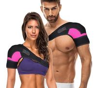 Chlffua Shoulder Brace For Women and Men Adjustable Support Brace for Left and Right Shoulder Compression Sleeve for Injury Prevention, Dislocated AC Joint, Tendonitis,Fracture, Sprain