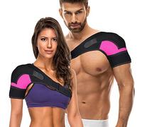 Chlffua Shoulder Brace For Women and Men Adjustable Support Brace for Shoulder Left and Right Shoulder Compression Sleeve for Injury Prevention, Dislocated AC Joint, Tendonitis, Fracture, Sprain