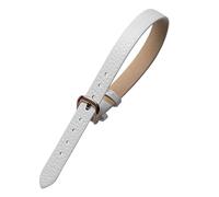 Chlikeyi Genuine Leather Bracelet Lychee Pattern Strap 10mm, Color 2, 10x2x220mm