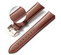 Chlikeyi Genuine Leather Watch Strap 13mm-22mm, Color 9, 18mm