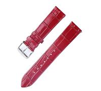 Chlikeyi Genuine Leather Watch Strap 13mm-22mm Slim, Color 9, 13mm