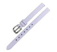 Chlikeyi Watchband 6mm-22mm Genuine Leather Watch Strap, Plain Cowhide, Color 4, 12mm