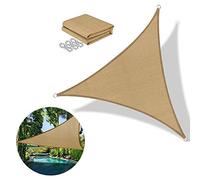 chlius Sun Shade Sail Triangle 2.5 X 2.5 X 2.5 M Waterproof Sunscreen Garden Patio Shade Swimming Pool Canopy With D-ring And 3pcs 200cm Ropes, For Courtyards, Lawns, Gardens, Swimming Pools